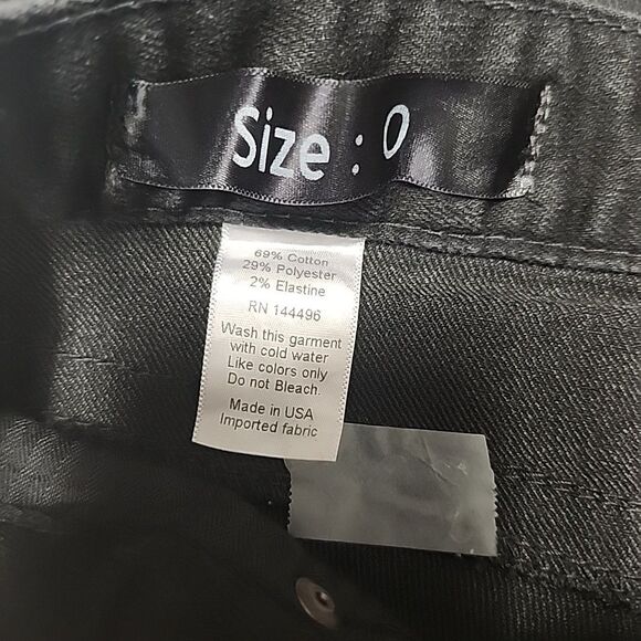 Kimes Ranch Betty Black Jeans Womens Size 0 26 x 32 Boot Cut Stretch Denim - Picture 9 of 11